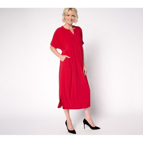 Women with Control Women's Dress Sz XS Regular Everywhere Everyway Red A655982 - Picture 1 of 4